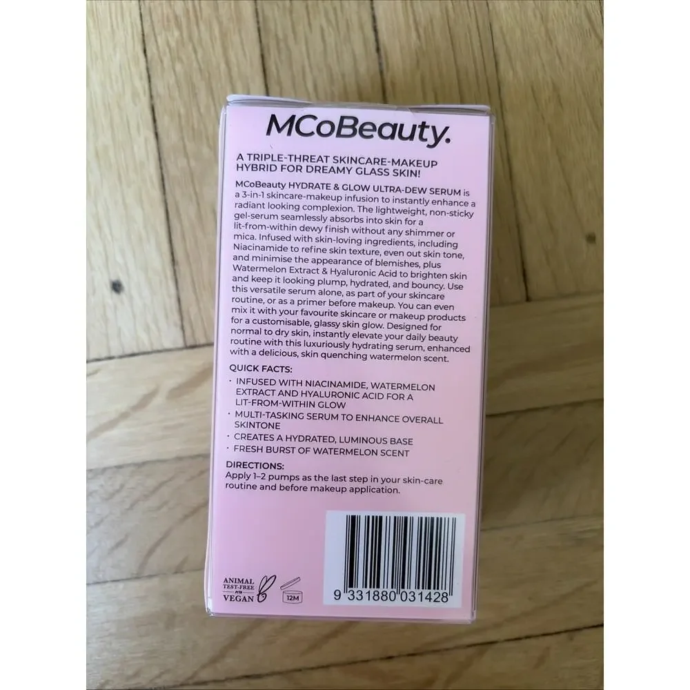 MCo beauty Hydrate And Glow Ultra Few System